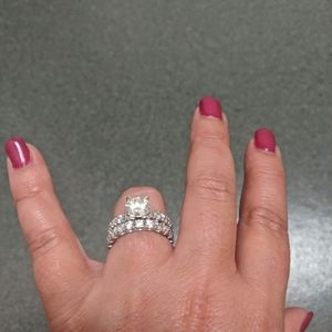 Jewelry - Forever One Moissanite wedding set Jewelry - Forever One Moissanite wedding set